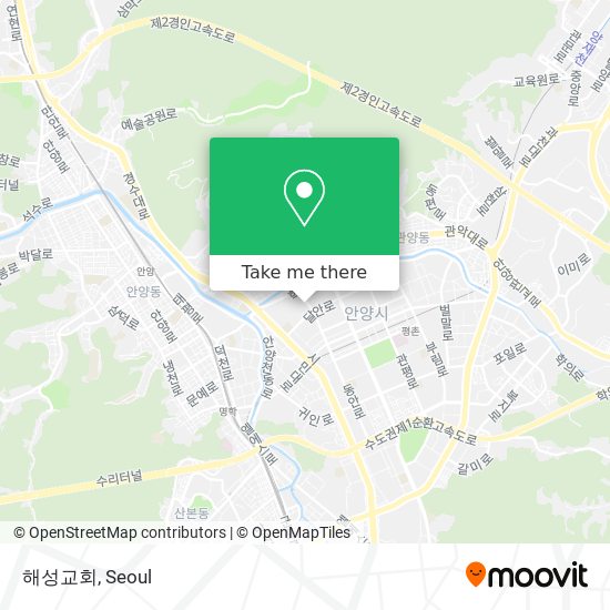 해성교회 map