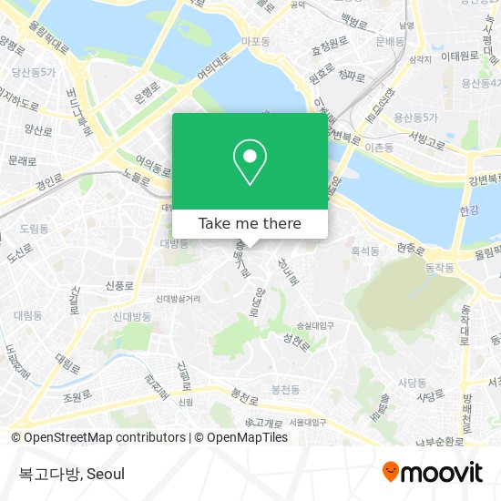 복고다방 map