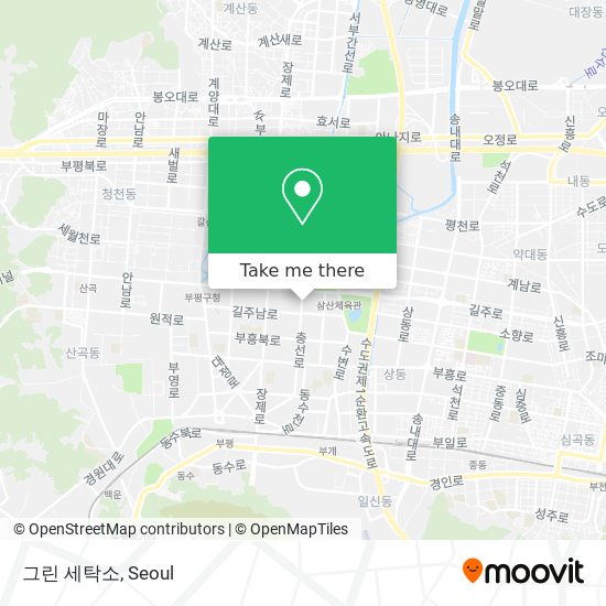 그린 세탁소 map