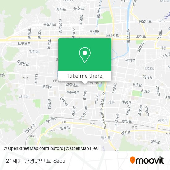 21세기 안경,콘텍트 map