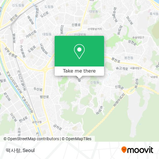 떡사랑 map