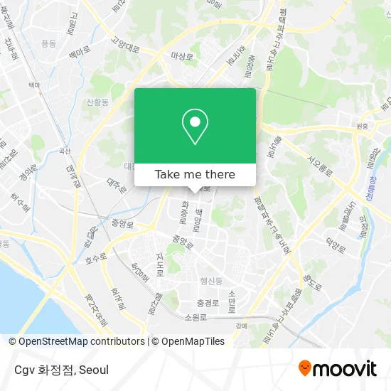 Cgv 화정점 map
