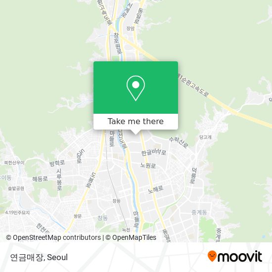 연금매장 map