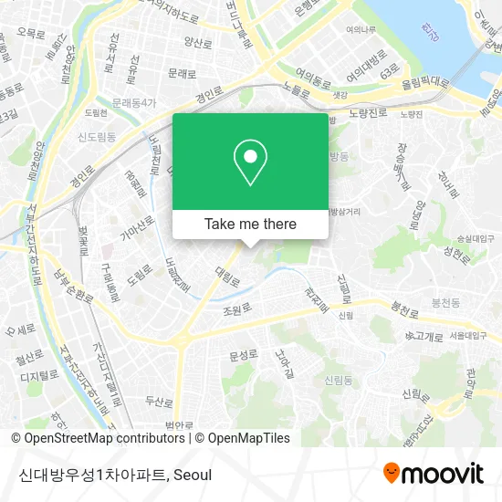 신대방우성1차아파트 map