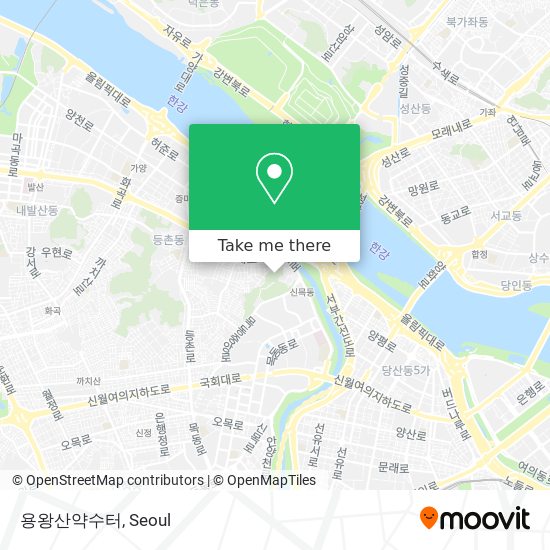 용왕산약수터 map