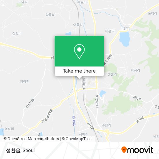 성환읍 map