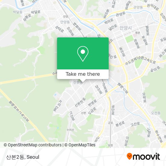 산본2동 map