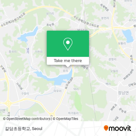 갈담초등학교 map