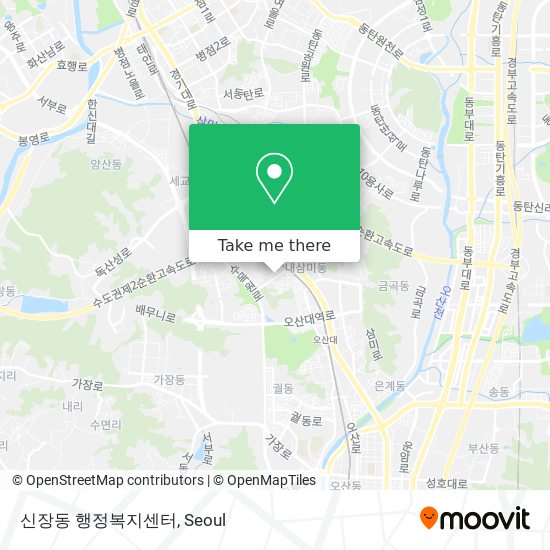 신장동 행정복지센터 map
