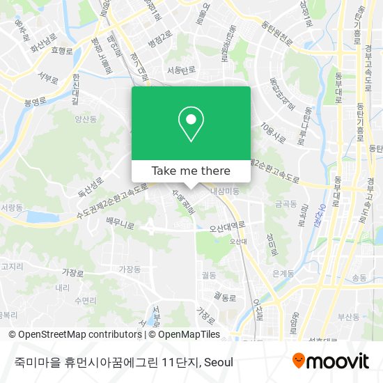 죽미마을 휴먼시아꿈에그린 11단지 map