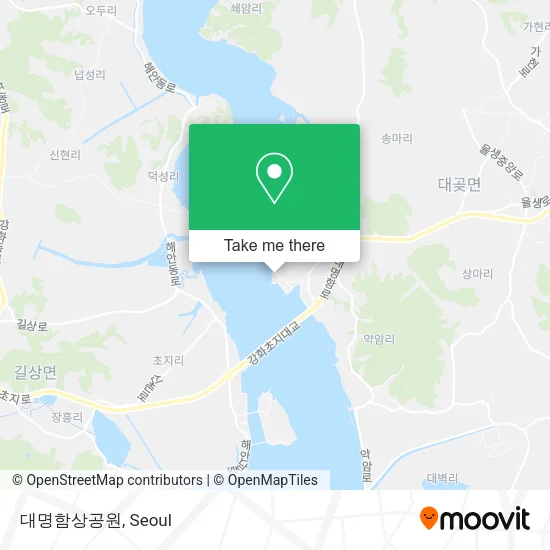 대명함상공원 map