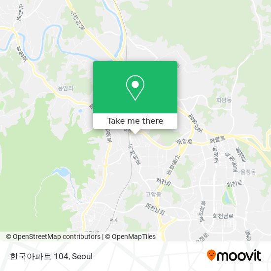 한국아파트 104 map