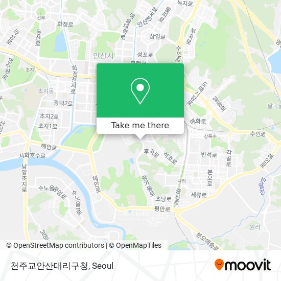 천주교안산대리구청 map