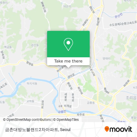 금촌대방노블랜드2차아파트 map