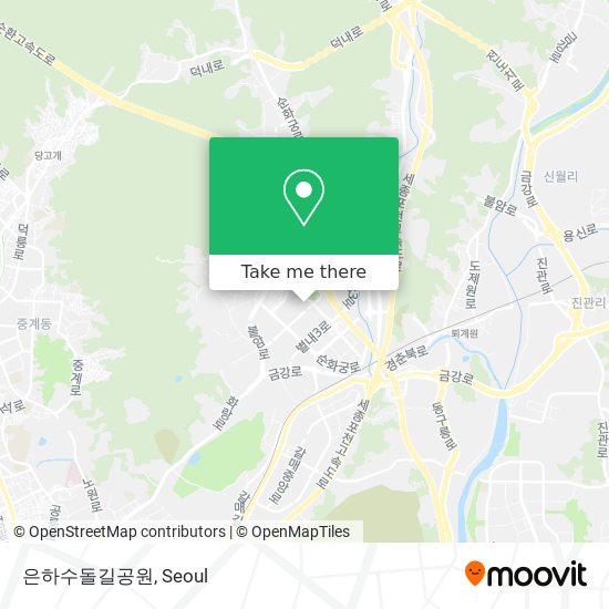 은하수돌길공원 map