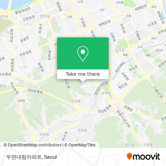 우면대림아파트 map