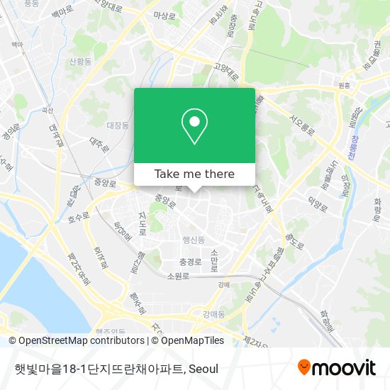 햇빛마을18-1단지뜨란채아파트 map