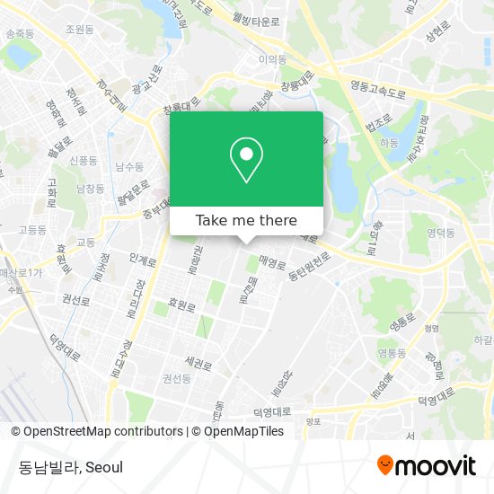 동남빌라 map