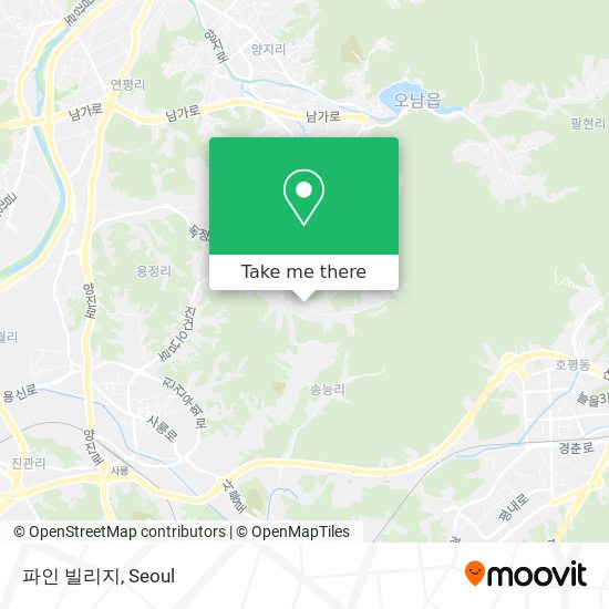 파인 빌리지 map