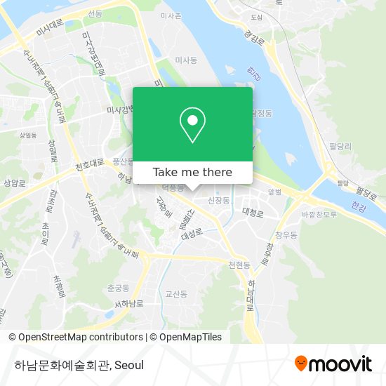 하남문화예술회관 map