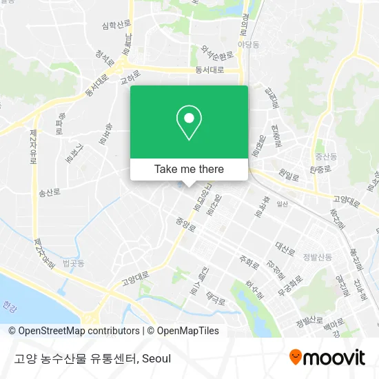 고양 농수산물 유통센터 map