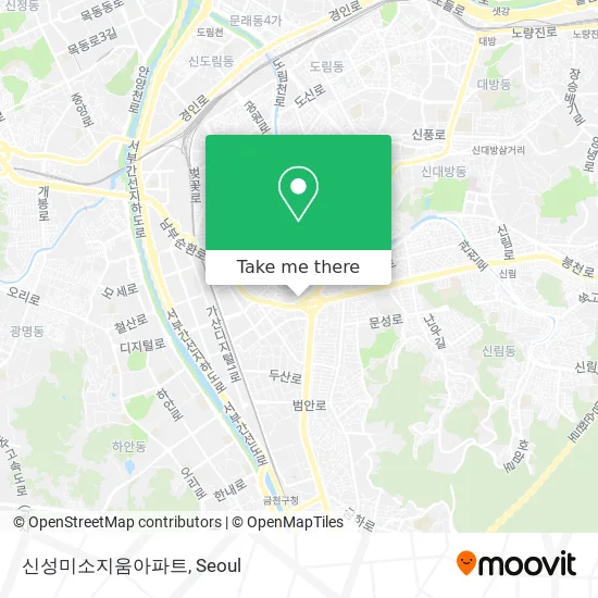 신성미소지움아파트 map