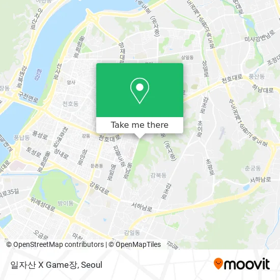 일자산 X Game장 map