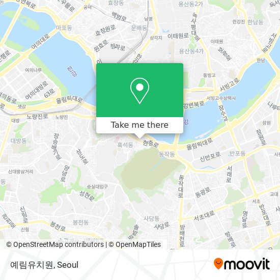 예림유치원 map