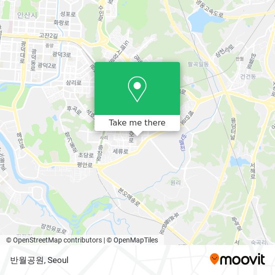 반월공원 map