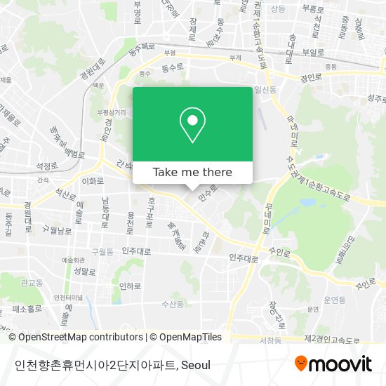 인천향촌휴먼시아2단지아파트 map