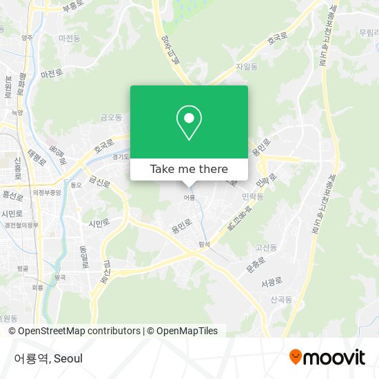 어룡역 map