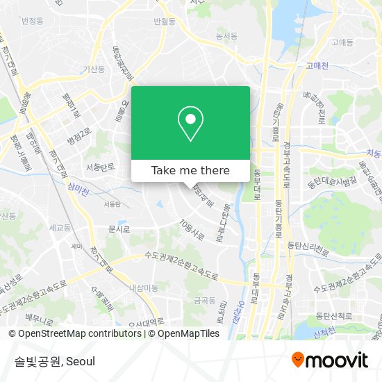 솔빛공원 map