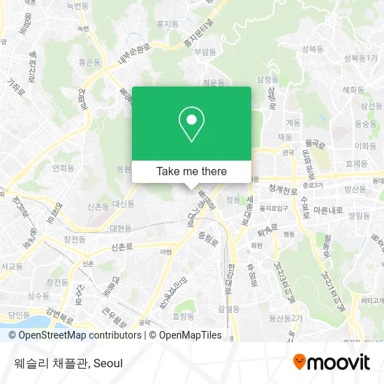 웨슬리 채플관 map