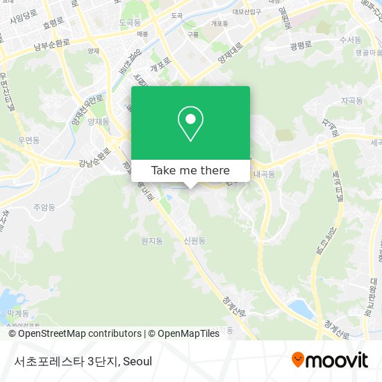 서초포레스타 3단지 map