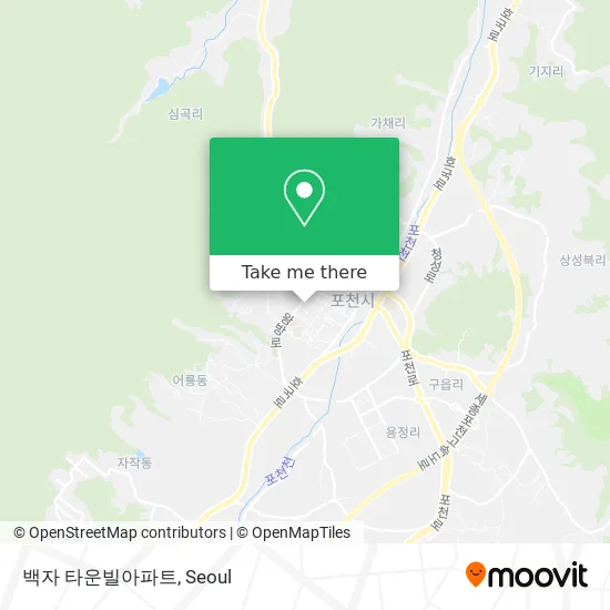 백자 타운빌아파트 map