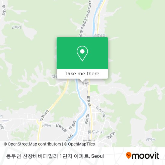 동두천 신창비바패밀리 1단지 아파트 map
