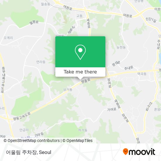 어울림 주차장 map