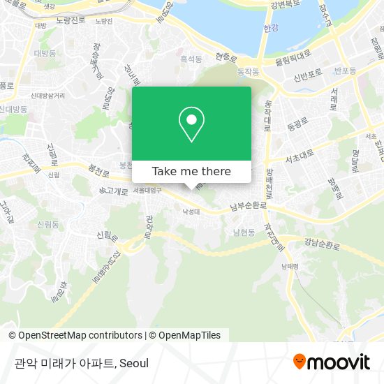 관악 미래가 아파트 map