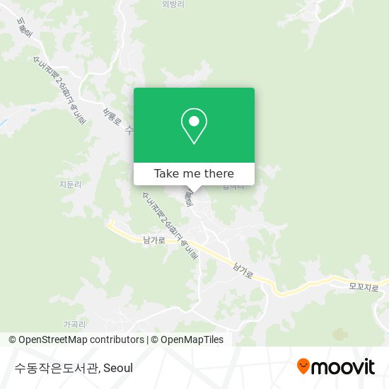 수동작은도서관 map