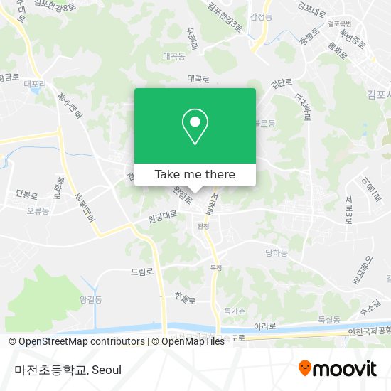 마전초등학교 map