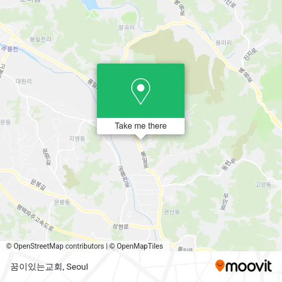 꿈이있는교회 map