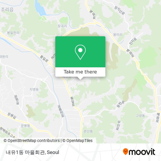 내유1동 마을회관 map