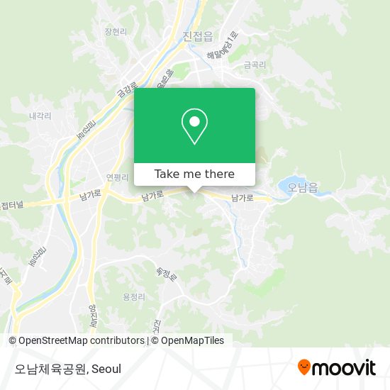 오남체육공원 map