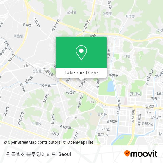 원곡벽산블루밍아파트 map