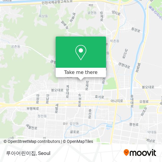 루아어린이집 map