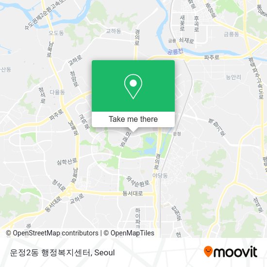 운정2동 행정복지센터 map
