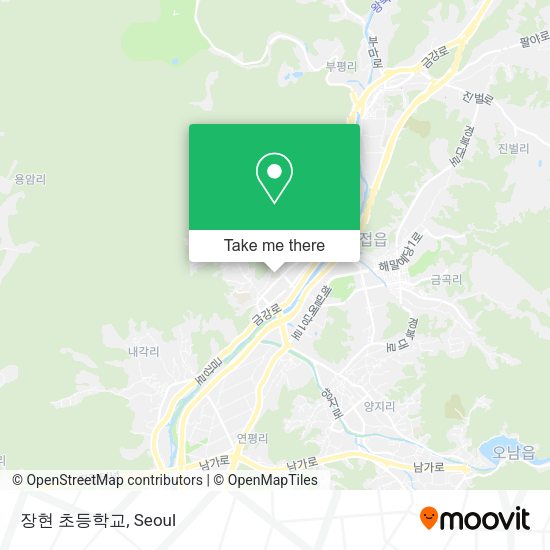 장현 초등학교 map