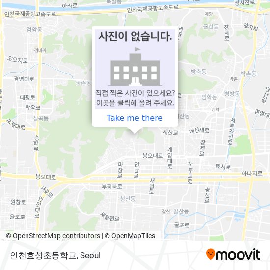 인천효성초등학교 map