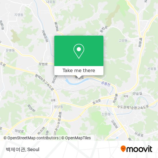 백제여관 map
