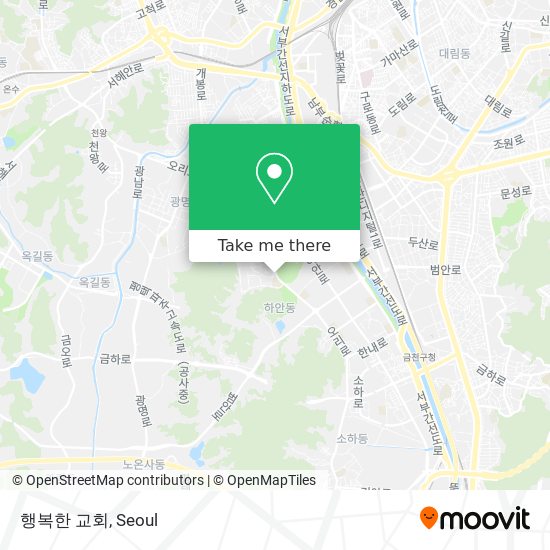 행복한 교회 map